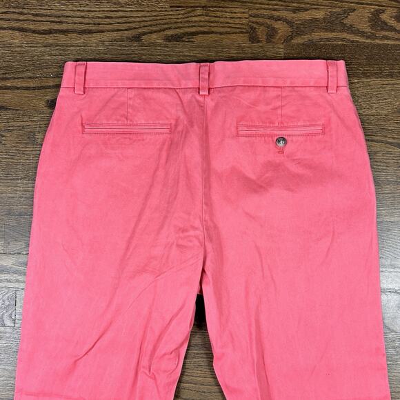 Vineyard Vines Breaker Pant Mens 36x30 Pink Lightweight Straight Leg Flat Front - Picture 12 of 12